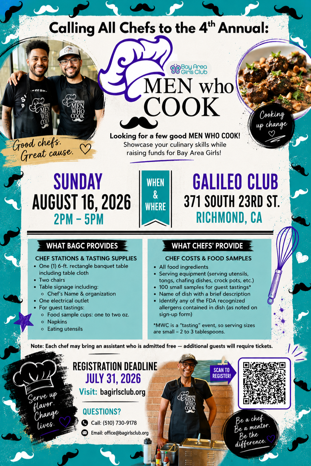 Men Who Cook Chef Flyer Preview